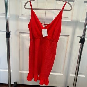 Boutique Mini Red Dress